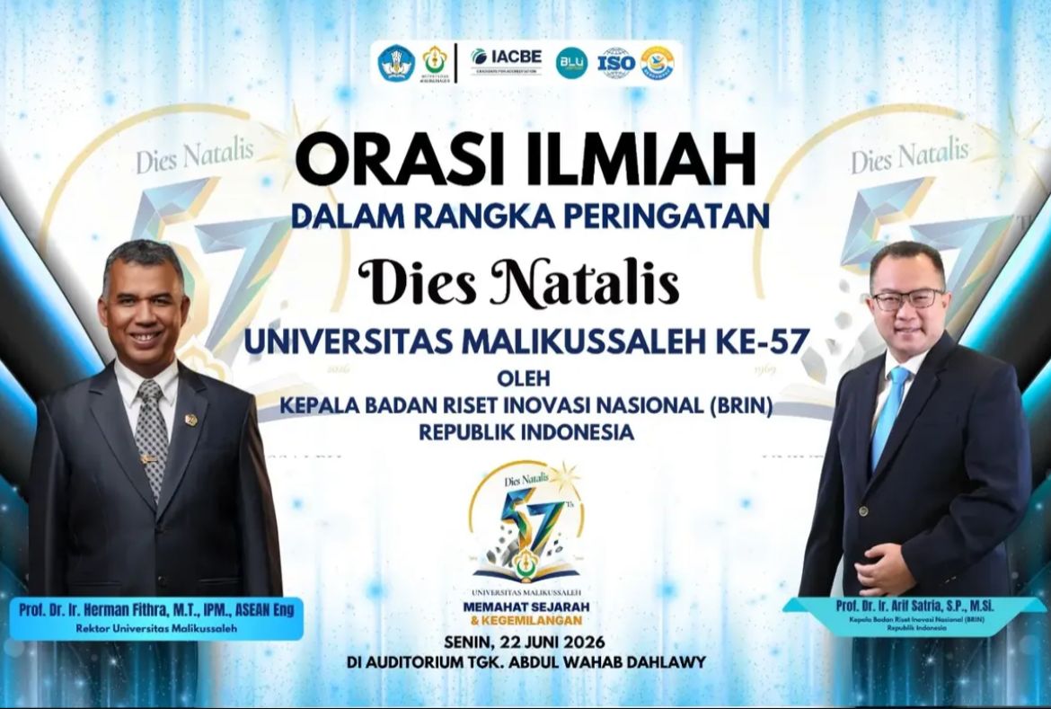 Orasi Ilmiah Peringati Dies Natalis ke-57 Unimal