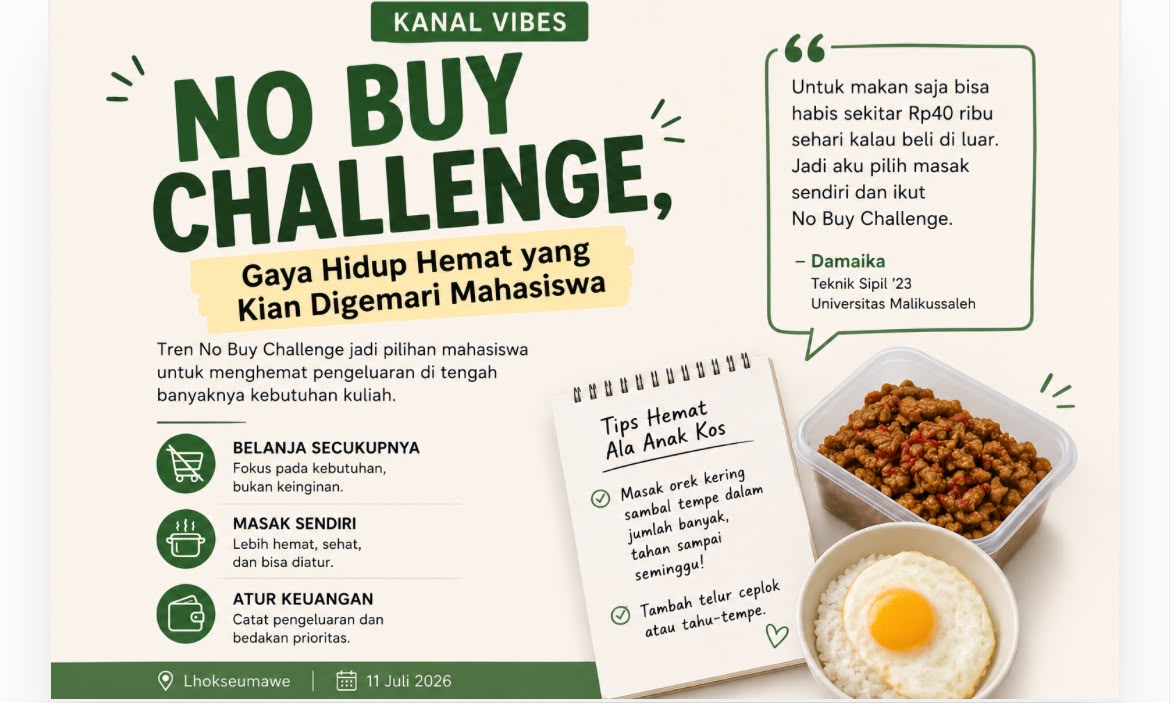 No Buy Challenge, Gaya Hidup Hemat yang Kian Diminati Mahasiswa