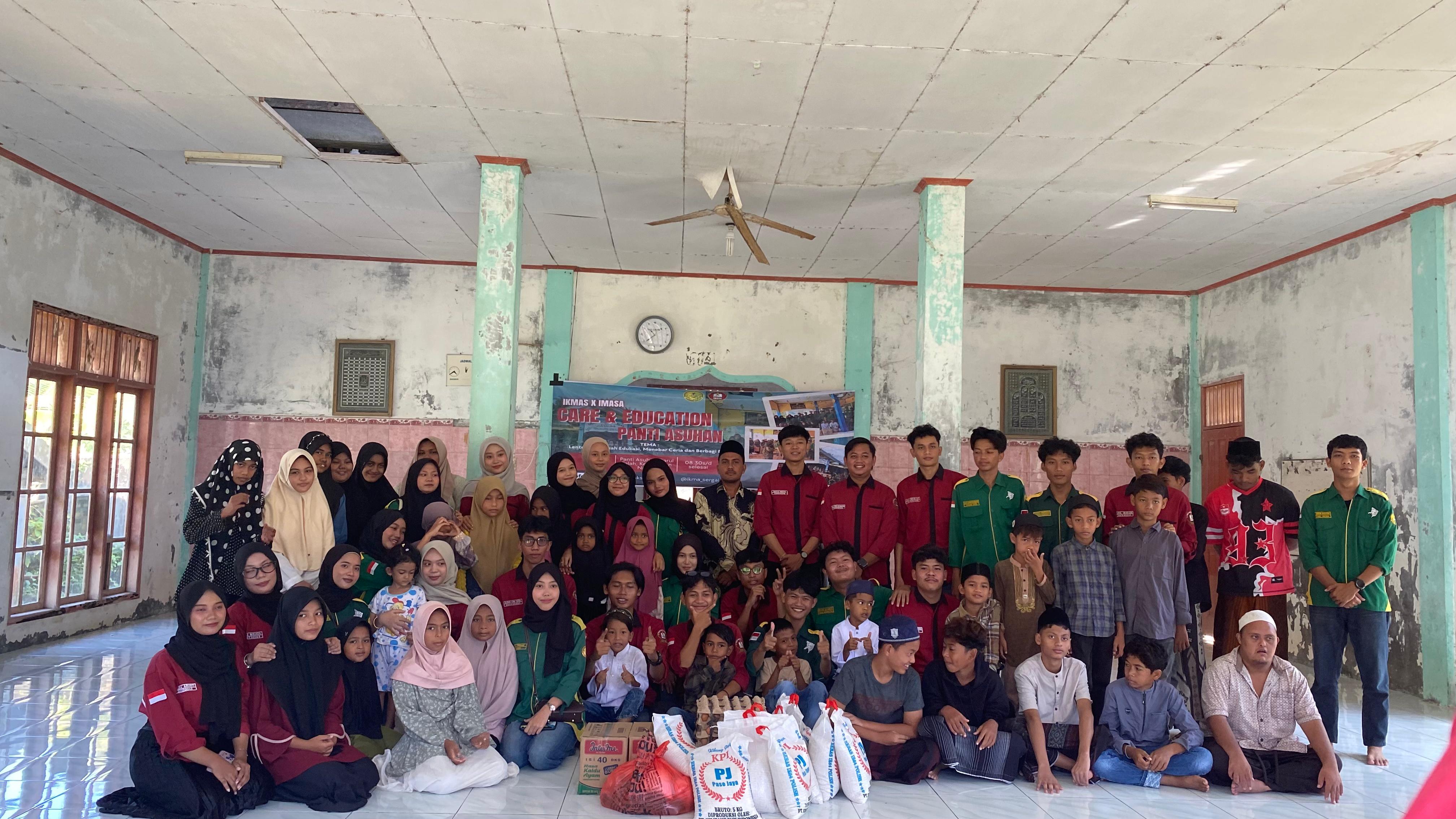 IMASA dan IKMA-S Gelar Care & Education di Panti Asuhan Darul Falah