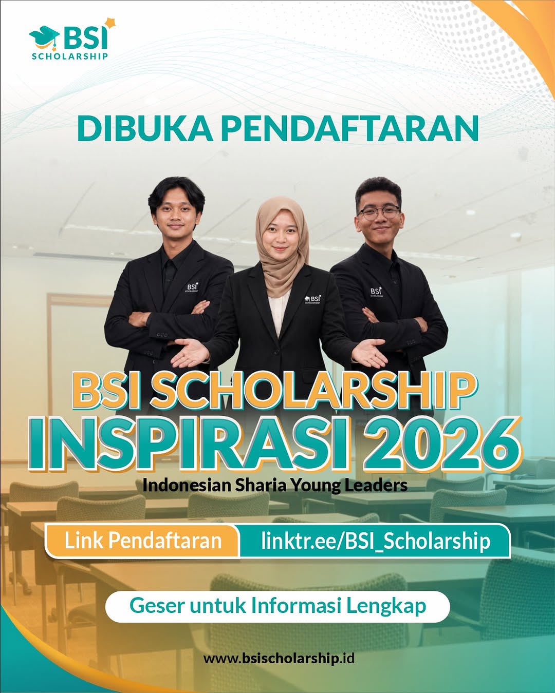 BSI Scholarship Inspirasi 2026 Resmi Dibuka, Targetkan Mahasiswa S1 Prasejahtera